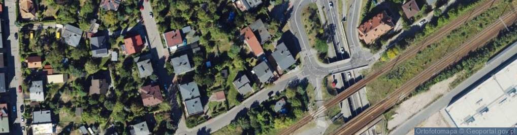 Zdjęcie satelitarne Asnyka Adama ul.