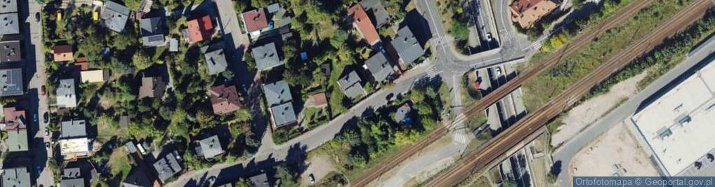 Zdjęcie satelitarne Asnyka Adama ul.