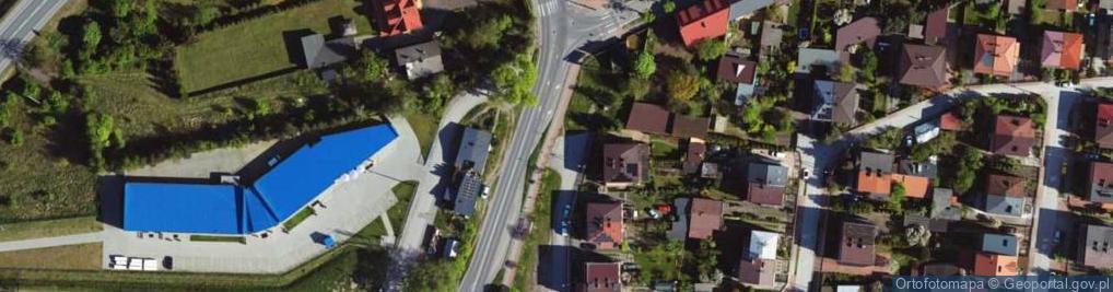 Zdjęcie satelitarne Asnyka Adama ul.