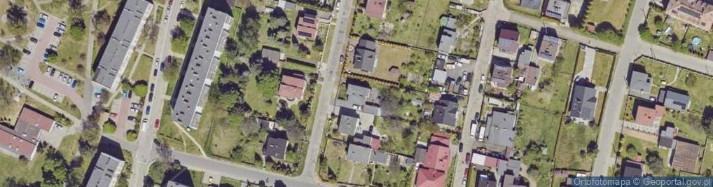 Zdjęcie satelitarne Asnyka Adama ul.