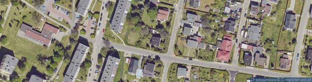 Zdjęcie satelitarne Asnyka Adama ul.