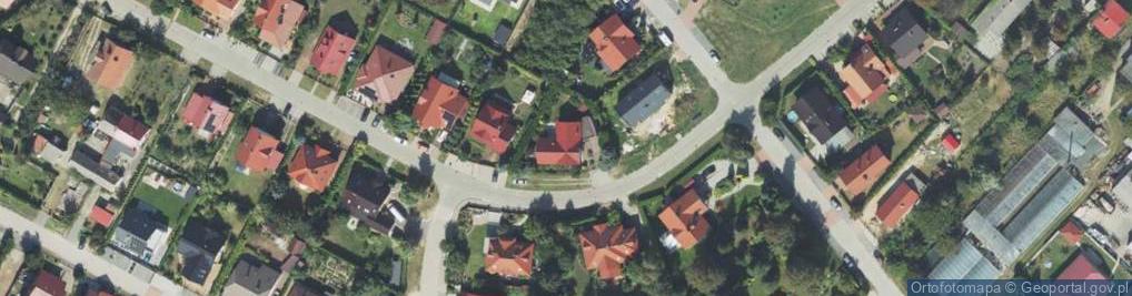 Zdjęcie satelitarne Astrowa ul.