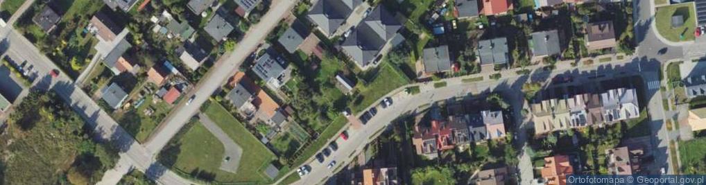 Zdjęcie satelitarne Asnyka Adama ul.