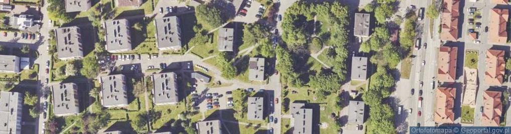 Zdjęcie satelitarne Astrów ul.