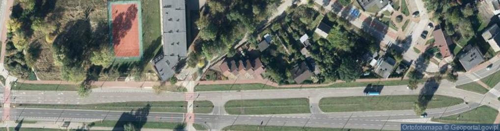 Zdjęcie satelitarne Asnyka Adama ul.