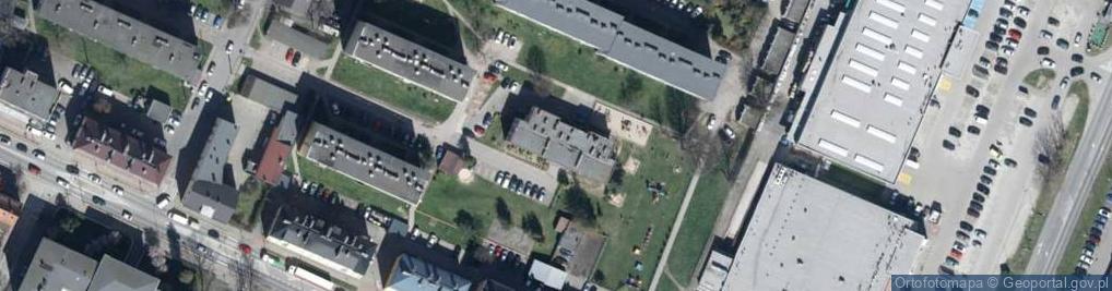 Zdjęcie satelitarne Asnyka Adama ul.