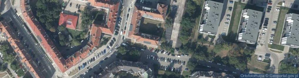 Zdjęcie satelitarne Asnyka Adama ul.