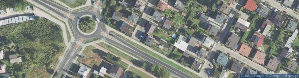 Zdjęcie satelitarne Asnyka Adama ul.