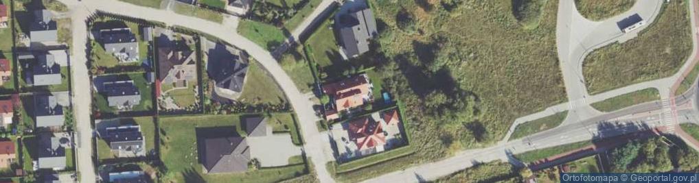 Zdjęcie satelitarne Austriacka ul.