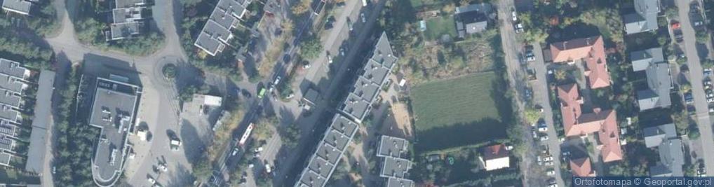 Zdjęcie satelitarne Azaliowa ul.
