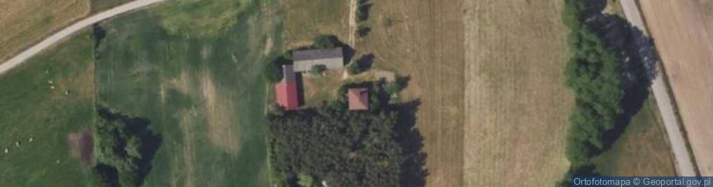 Zdjęcie satelitarne Bargłów Kościelny ul.