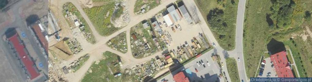 Zdjęcie satelitarne Bartąska ul.