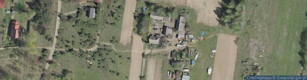 Zdjęcie satelitarne Bagnówka-Kolonia ul.