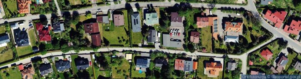 Zdjęcie satelitarne Barwna ul.