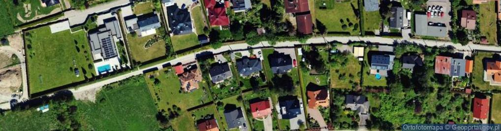 Zdjęcie satelitarne Barwna ul.