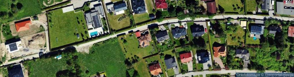 Zdjęcie satelitarne Barwna ul.