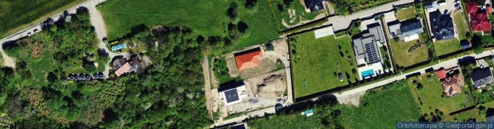 Zdjęcie satelitarne Barwna ul.