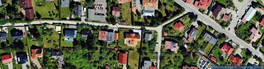 Zdjęcie satelitarne Barwna ul.