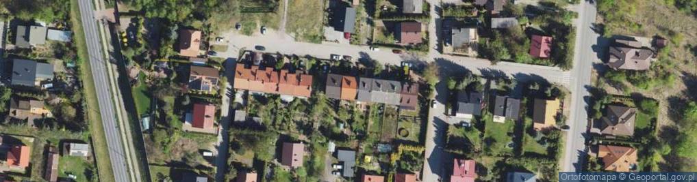 Zdjęcie satelitarne Bąkowskiej Aleksandry ul.