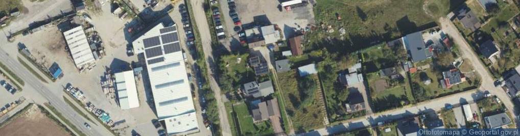 Zdjęcie satelitarne Banińska ul.
