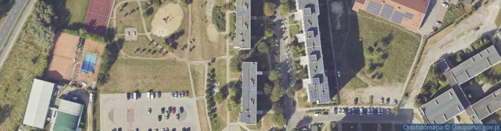Zdjęcie satelitarne Batalionu Zośka ul.
