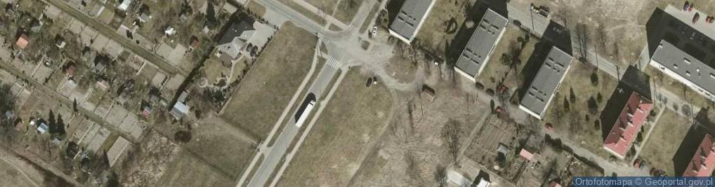 Zdjęcie satelitarne Basenowa ul.