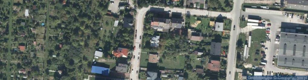 Zdjęcie satelitarne Bąkowa ul.