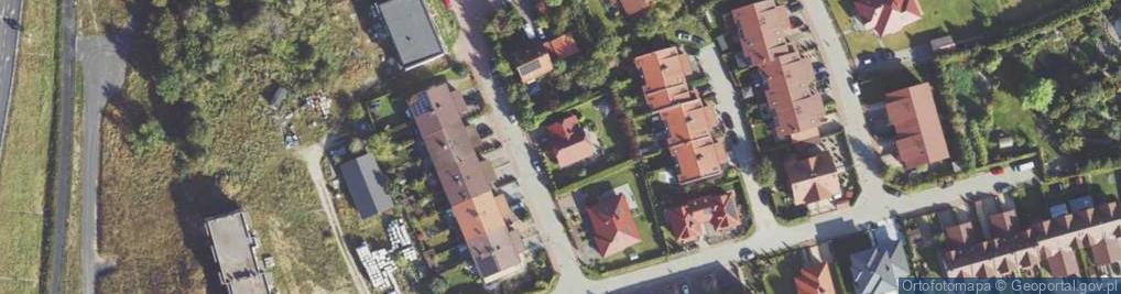 Zdjęcie satelitarne Barwna ul.