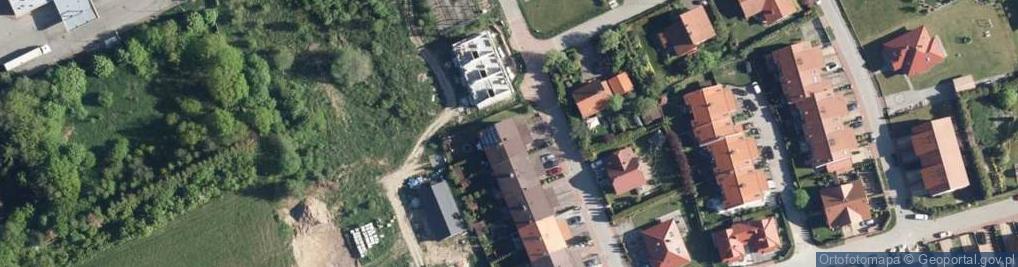 Zdjęcie satelitarne Barwna ul.