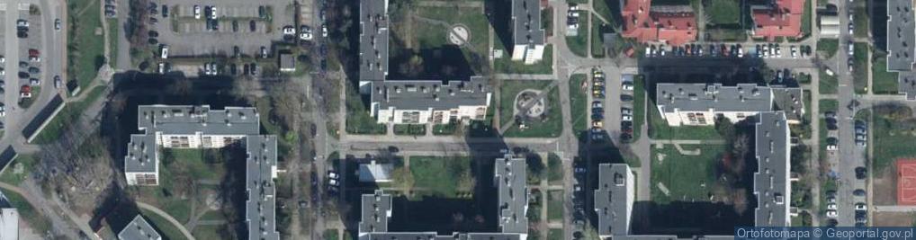 Zdjęcie satelitarne Batalionu Zośka ul.