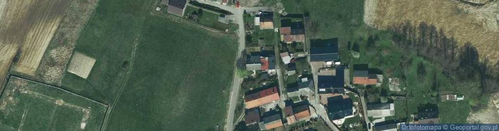 Zdjęcie satelitarne Baścika, ks. ul.