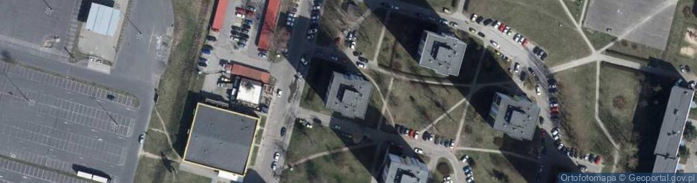 Zdjęcie satelitarne Bartoka Beli ul.
