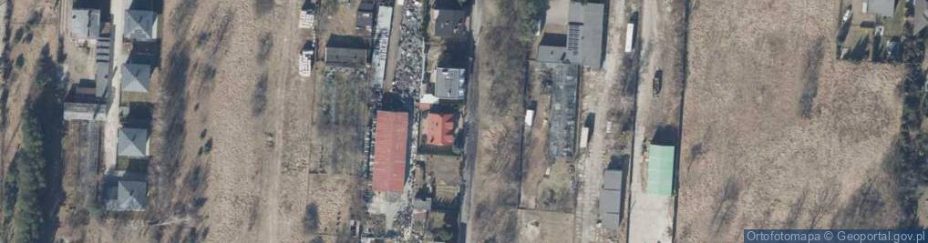 Zdjęcie satelitarne Basenowa ul.