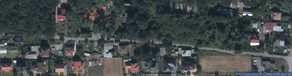 Zdjęcie satelitarne Barwna ul.