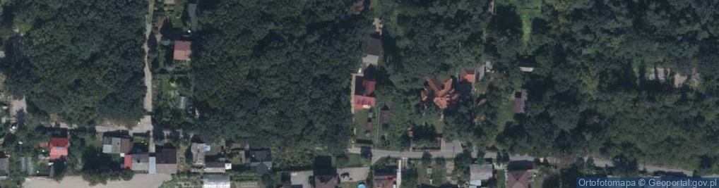 Zdjęcie satelitarne Barwna ul.