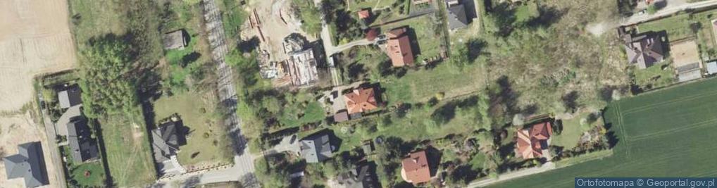 Zdjęcie satelitarne Barwna ul.