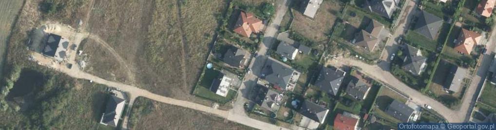 Zdjęcie satelitarne Barwna ul.