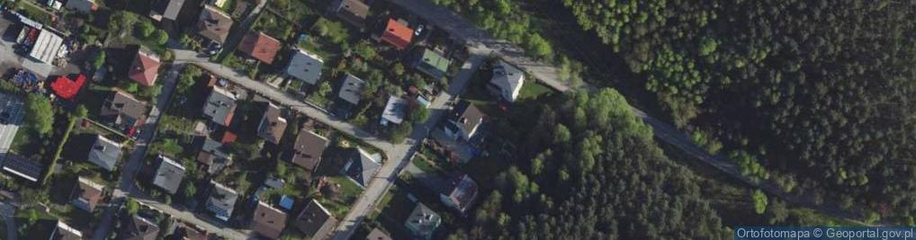 Zdjęcie satelitarne Barwna ul.