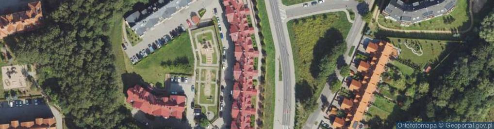 Zdjęcie satelitarne Bartąska ul.