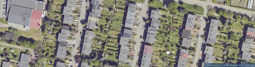 Zdjęcie satelitarne Bazaltowa ul.