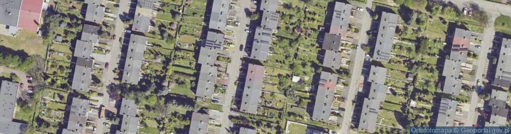 Zdjęcie satelitarne Bazaltowa ul.