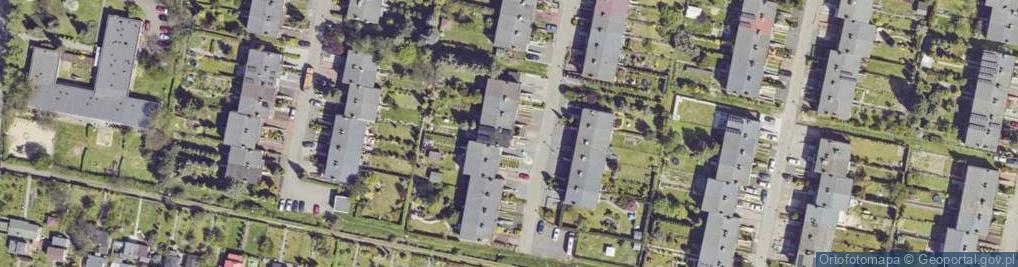 Zdjęcie satelitarne Bazaltowa ul.
