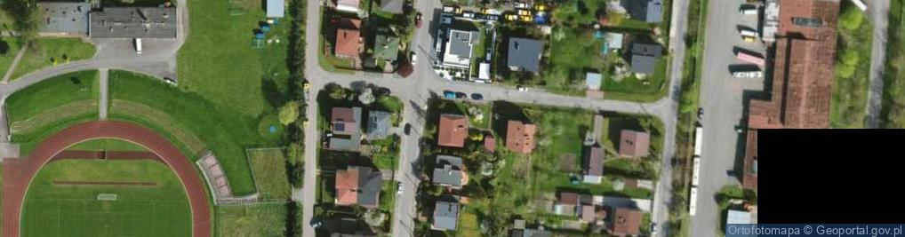 Zdjęcie satelitarne Bajeczna ul.