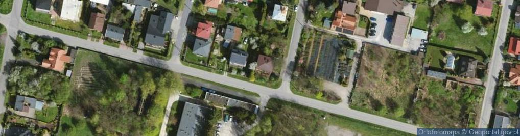 Zdjęcie satelitarne Bawełniana ul.