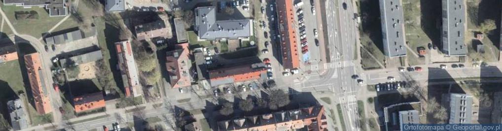 Zdjęcie satelitarne Bankowa ul.
