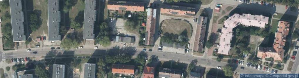 Zdjęcie satelitarne Bankowa ul.