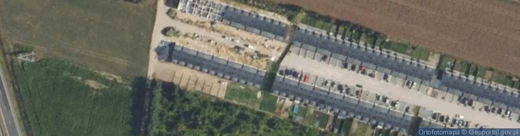 Zdjęcie satelitarne Barwna ul.