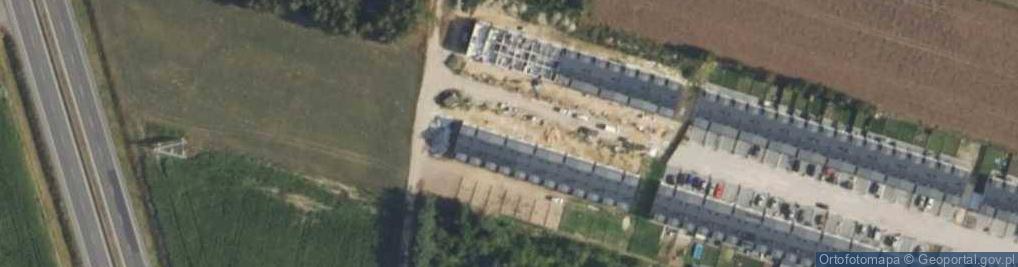 Zdjęcie satelitarne Barwna ul.