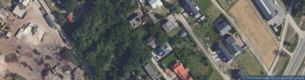 Zdjęcie satelitarne Barwna ul.