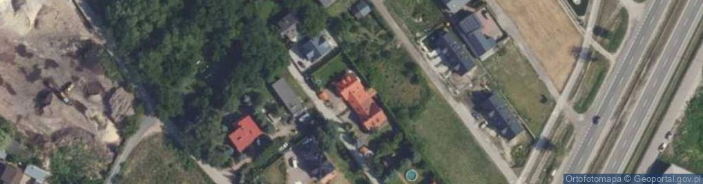 Zdjęcie satelitarne Barwna ul.